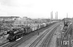 41 112 (Bw Kassel) fährt mit einem Sg durch Kassel-Wilhelmshöhe südwärts. (09.07.1960) <i>Foto: Jacques H. Renaud</i>