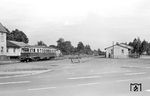 VT 174 ist im Endbahnhof Zeven Süd angekommen. (09.1969) <i>Foto: Gerd Wolff</i>