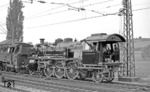 Überführung der "Freiluftlok" 18 612 von München-Ost zum Deutschen Dampflokmuseum (DDM) nach Neuenmarkt-Wirsberg, aufgenommen in Neufahrn. (13.06.1975) <i>Foto: Frank Lüdecke</i>