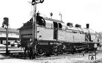 Eines der Frühwerke von Hermann Maey ist dieses Foto der Wiesbadener 78 049 in Darmstadt Hbf. Ein Jahr später gründete er mit anderen Maschinenbaustudenten der Technischen Hochschule Darmstadt das 'Lokomotivbildarchiv des Verkehrszentralamtes der Deutschen Studentenschaften', das spätere 'Deutsches Lokomotivbild-Archiv' (DLA). (08.1928) <i>Foto: Hermann Maey</i>