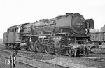 Und dann erschien doch noch das Objekt der Begierde: Die Braunschweiger 001 190 in ihrer temporären Heimat Bw Rheine. (19.05.1970) <i>Foto: Wolfgang Bügel</i>