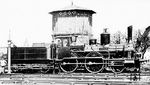 Lok A 9426 "KREICH" der Reichseisenbahnen Elsaß-Lothringen vor dem Wasserturm des Bahnhofs Weißenburg (Wissembourg) im Elsaß. Die P 3 war 1874 unter der Fabrik-Nr. 1391 von der Maschinenfabrik Esslingen gebaut worden und erhielt später die Betriebsnummer 611. (1890) <i>Foto: RVM-Archiv</i>