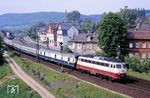 114 499 (ex 112 499) mit E 3217 in Freden (Leine). (21.05.1990) <i>Foto: Wolfgang Bügel</i>