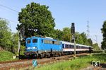 Mittwoch ist Wagentauschtag: PRESS 140 017 (ex DB 140 806) mit DLr 56716 von Dortmund-Eving nach Köln Bbf an den Einfahrsignalen in Solingen Hbf. (30.04.2025) <i>Foto: Joachim Bügel</i>