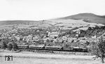 Die Frankfurter 01 168 mit dem D 504 (Hagen - Frankfurt/M - Nürnberg) auf der Spessartrampe in Laufach. (21.06.1949) <i>Foto: Carl Bellingrodt</i>