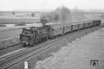 064 453 hat mit P 4906 nach Schnabelwaid soeben den Bahnhof Kirchenlaibach verlassen. (19.08.1970) <i>Foto: Wolfgang Bügel</i>