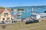 18 478 mit Radddampfer "Hohentwiel" und Motorschiff "Konstanz" in Lindau-Insel. (01.05.2025) <i>Foto: Joachim Schmidt</i>