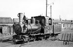 Malletlok der Wirsitzer Kreisbahn im Bw Lobsens. (31.03.1942) <i>Foto: Kurt Herbener, Slg. W. Löckel</i>