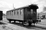 3. Klasse-Personenwagen der Wirsitzer Kreisbahn. (06.06.1942) <i>Foto: Kurt Herbener, Slg. W. Löckel</i>