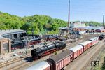 01 066 des Bayerischen Eisenbahnmuseums in Nördlingen zu Gast bei den Museumstagen im Eisenbahnmuseum Bochum-Dahlhausen. (27.04.2025) <i>Foto: Joachim Schmidt</i>