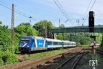 TSC 101 133 mit Ersatzzug DPN 21608 nach Venlo/NL in Wuppertal-Zoologischer Garten. (07.05.2025) <i>Foto: Wolfgang Bügel</i>