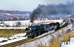 50 0072 auf dem Weg ins Raw Meiningen bei Gräfenroda. (21.02.1991) <i>Foto: Joachim Bügel</i>