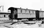 KBi-Wagen "397 Stg" der Bottwartalbahn in Heilbronn Süd. (20.04.1960) <i>Foto: Gerhard Karl</i>