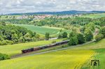Vor dem nächsten Wasserhalt in Treysa konnte 01 1104 nochmals im lieblichen Edertal bei Altenbrunslar erlegt werden. (20.05.2025) <i>Foto: Joachim Schmidt</i>