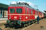 465 024 steht in Stuttgart-Zuffenhausen als Nt nach Bietigheim-Bissingen zur Abfahrt bereit. (04.1978) <i>Foto: Klaus Himmelreich</i>