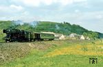 Kurz hinter Rückershausen nimmt 050 042 die letzte Etappe nach Kettenbach in Angriff. (13.05.1973) <i>Foto: Dieter Junker</i>