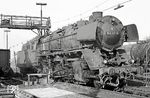 Schürzenlok 044 481 (Bw Emden) auf der Schlackegrube im Bw Rheine. (17.10.1970) <i>Foto: Wolfgang Bügel</i>