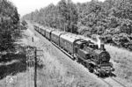 DR-Traditionslok 74 1230 mit einem DMV-Sonderzug nach Trebsen (Mulde) bei Beucha östlich von Leipzig. (24.05.1989) <i>Foto: Thomas Fischer</i>