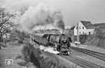 01 1077 kachelt mit D 597 (Köln - Hamburg) durch Belm. (31.03.1968) <i>Foto: Robin Fell</i>