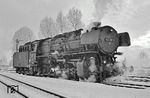 044 290 (ex 44 1290) vom Bw Emden zeigte sich im Rangierbahnhof Rheine. (06.01.1971) <i>Foto: Wolfgang Bügel</i>