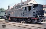 Anfang Juni 1968 fand in Dresden der XV. Internationale Modellbahnwettbewerb statt. Gelegenheit, sich auch im näheren Umfeld umzuschauen. In Löbau (Sachsen) wurde die 59 Jahre alte 94 2012 angetroffen. (03.06.1968) <i>Foto: Helmut Dahlhaus</i>