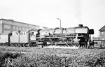 Die Osnabrücker 01 1063 beschleunigt den D 97 nach Hamburg aus Münster (Westf) Hbf. (13.11.1963) <i>Foto: Bernd Kappel</i>