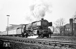 01 189 (Bw Bremen Hbf) mit dem E 527 nach Cuxhaven in Münster (Westf) Hbf. (15.03.1964) <i>Foto: Bernd Kappel</i>