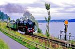 01 1066 mit Sonderzug Dz 20260 in Überlingen am Bodensee. (23.06.1990) <i>Foto: Wolfgang Bügel</i>