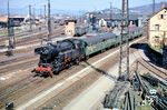 065 018 trifft mit P 3314 aus Miltenberg in Aschaffenburg Hbf ein. (03.1971) <i>Foto: Robin Fell</i>