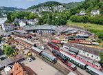 Im Eisenbahnmuseum Dieringhausen wird 01 1104 ohne Tender verfahren, die im Rahmen einer geplanten Revision hier weilte. (11.06.2025) <i>Foto: Joachim Schmidt</i>