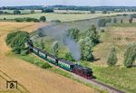 99 783 auf dem Weg nach Göhren bei Seelvitz. (22.06.2025) <i>Foto: Joachim Schmidt</i>