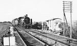 38 3519 (Bw Karlsruhe Pbf) wechselt bei Königsbach (Baden) auf das falsche Gleis. (1931) <i>Foto: RBD Karlsruhe</i>