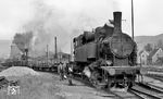 Werklok 600.01 (Floridsdorf, Baujahr 1897) im Stahlwerk Donawitz. Die ehemalige BBÖ-Lok 30.06 war am 26. Oktober 1934 an die GKB abgegeben worden, kam am 29. März 1961 zur Werksbahn der Hütte Donawitz und in den 1970er-Jahren in das Eisenbahnmuseum Straßhof. (20.07.1971) <i>Foto: Burkhard Wollny</i>