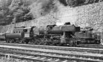 52.7597 (WLF, Baujahr 1944) wartet im Bahnhof Hieflau auf neue Aufgaben. Dahinter steht 1080.05. (22.07.1971) <i>Foto: Burkhard Wollny</i>