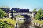 03 117 vom Bw Berlin Ostbahnhof auf der Landwehrkanalbrücke zwischen Berlin Zoologischer Garten und Tiergarten. (06.05.1967) <i>Foto: Klaus D. Holzborn</i>
