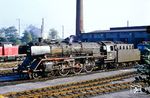 03 268 (Bw Mönchengladbach) im östlichen Wende-Bw Köln-Deutzerfeld. Die Lok war von 1953 bis 1966 hier auch stationiert. (11.10.1967) <i>Foto: Dirk Auffermann, Slg. Holzborn</i>