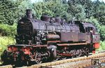 Nach erfolgter Schiebeleistung am D 62 wartet 93 985 im Bahnhof Aachen Süd auf die Rückfahrt nach Aachen Hbf. (08.1965) <i>Foto: J.B. Snell</i>