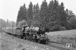 03 282 vom Bw Ulm mit E 694 (Ulm - Lindau) bei Aulendorf-Zollenreute. (23.05.1966) <i>Foto: Wolfgang Jahn</i>