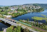 Ein 422 fährt als S 31528 nach Hagen (Westf) am Harkortsee bei Wetter (Ruhr) vorbei. (13.08.2025) <i>Foto: Joachim Schmidt</i>