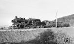 Die Lindauer 38 1665 mit einem Sonderzug auf der schweizerischen Bodensee-Toggenburg-Bahn (BT) bei Roggwil-Berg. (26.09.1965) <i>Foto: Karl Wyrsch, Slg. D. Ammann</i>