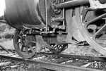 Der beschädigte Vorlaufradsatz der 23 080. (24.09.1958) <i>Foto: Fischer</i>