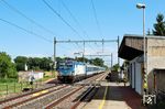 CD 193 963 mit EC 142 (Zilina - Praha hl n) in Nova Ves u Kolina. (25.06.2025) <i>Foto: Marvin Christ</i>