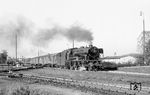 23 068 (Bw Crailsheim) verlässt mit P 1584 nach Aalen den Bahnhof Crailsheim. (10.1967) <i>Foto: Robin Fell</i>