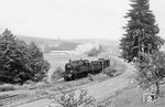 Die Schweinfurter 078 154 mit einem Nahgüterzug auf der Strecke Bad Neustadt - Bischofsheim bei Wegfurt. (07.06.1969) (07.06.1969) <i>Foto: Robin Fell</i>