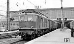 118 055 (Bw Freilassing) in München Hbf. (02.10.1971) <i>Foto: Burkhard Wollny</i>