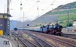 Der Jubliäumssonderzug mit 41 360 erreicht Rüdesheim (Rhein). (11.08.1990) <i>Foto: Joachim Bügel</i>
