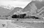Lok 4'' rangiert in Ramsau im Zillertal. (27.05.1962) <i>Foto: Gerhard Karl</i>