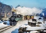 In Alexisbad geht es für 99 5903 weiter nach Harzgerode. (1977) <i>Foto: Karsten Risch</i>