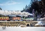 99 5903 auf dem Weg nach Harzgerode. Heute verschandelt hier eine Kläranlage die Fotostelle. (1977) <i>Foto: Karsten Risch</i>