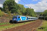 101 133 mit RE 13-Ersatzzug 21610 nach Venlo/NL in Wuppertal-Sonnborn. (02.09.2025) <i>Foto: Wolfgang Bügel</i>